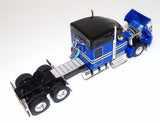#620091 1/64 Blue & Black Kenworth W990 with 76" Mid-Roof Sleeper - No Box
