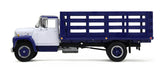 #60-2041 1/64 White & Navy Blue 1970s International Loadstar Stake Truck