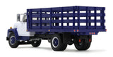#60-2041 1/64 White & Navy Blue 1970s International Loadstar Stake Truck