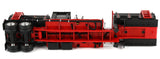 #60-2078 1/64 Black & Red Peterbilt 379 with 36" Sleeper & DEMCO 42' Liquid Fertilzer Trailer