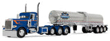 #60-2165 1/64 Finnesgard Trucking Peterbilt Model 389 Tri-Axle Day Cab & Walker Food Grade Tri-Axle Tanker Trailer