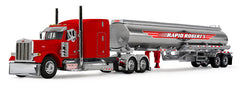 #60-2251 1/64 Rapid Roberts Peterbilt Model 379 with 63" Mid-Roof Sleeper & Heil Fuel Tanker Trailer