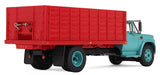 #60-2260 1/64 Turquoise & Red 1963 GMC 4000 Single Axle Grain Truck