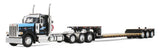 #60-2267 1/64 Cappello Heavy Transport Peterbilt Model 589 Day Cab & Fontaine Renegade LXT40 Lowboy Trailer with Fliptail