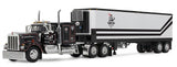 #60-2272 1/64 Dick Simon Trucking Kenworth W900A with 60" Flat Top Sleeper & Vintage 40' Trailer with Reefer