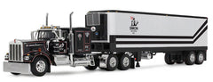#60-2272 1/64 Dick Simon Trucking Kenworth W900A with 60" Flat Top Sleeper & Vintage 40' Trailer with Reefer