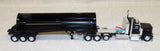 #60-2338 1/64 Black Peterbilt 589 Tri-Axle Day Cab with SmithCo Side Dump Tri-Axle Trailer