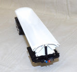 #60-2339 1/64 White & Black Peterbilt 589 Tri-Axle Day Cab with SmithCo Side Dump Tri-Axle Trailer