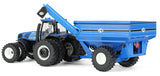 #61032 1/64 New Holland T8.385 Tractor with Duals & J&M Grain Cart