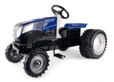#61036 New Holland Genesis T8.440 Blue Power Pedal Tractor with Duals