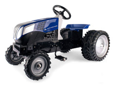 #61036 New Holland Genesis T8.440 Blue Power Pedal Tractor with Duals