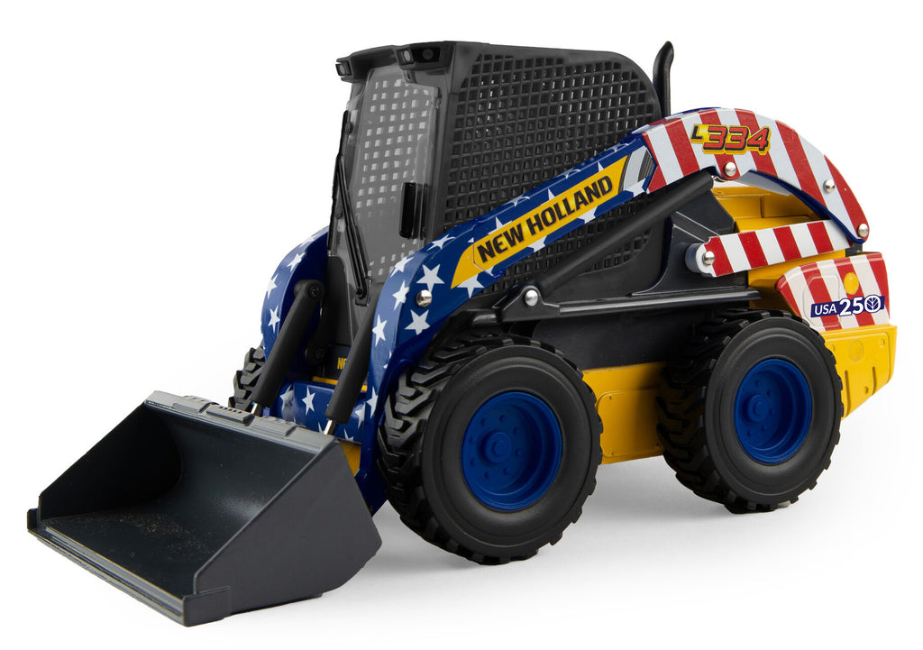 #61059 1/16 New Holland Stars & Stripes L334 Skid Steer Loader