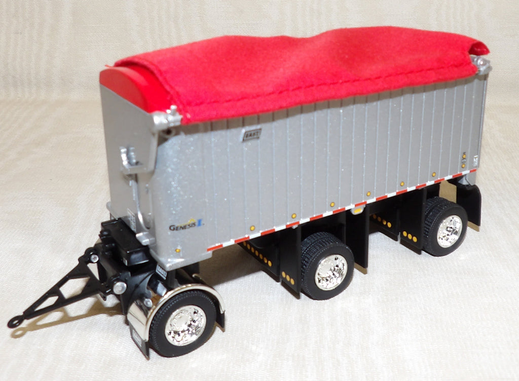 #616323 1/64 Gray East Mfg. Michigan Series 20' End Dump Pup Trailer - No Box