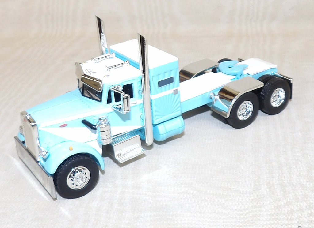 #618161 1/64 Blue & White Peterbilt Model 351 with 36" Sleeper - No Box
