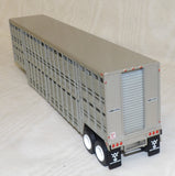 #618162  1/64 Vintage Wilson 45' Livestock Trailer with White Rims - No Box