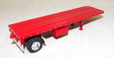 #618944 1/64 Red 28.5' Utility Flatbed Trailer - No Box