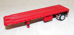 #618944 1/64 Red 28.5' Utility Flatbed Trailer - No Box