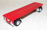 #618945 1/64 Red 28.5' Utility Flatbed Pup Trailer - No Box