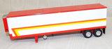 #619452 1/64 White & Red 40' Refrigerated Trailer with Thermo King Reefer - No Box