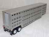 #619702 1/64 Vintage Wilson 45' Livestock Trailer with Silver Rims - No Box