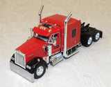 #620341 1/64 Red & Black Kenworth W900L with 72" Aerocab Flattop Sleeper - No Box