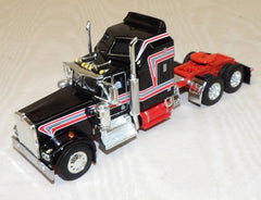 #620561 1/64 Black & Red Kenworth W900A with 60" Aerodyne Sleeper - No Box