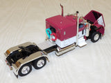 #620581 1/64 Maroon & White Peterbilt Model 389 with 63" Flat Top Sleeper - No Box