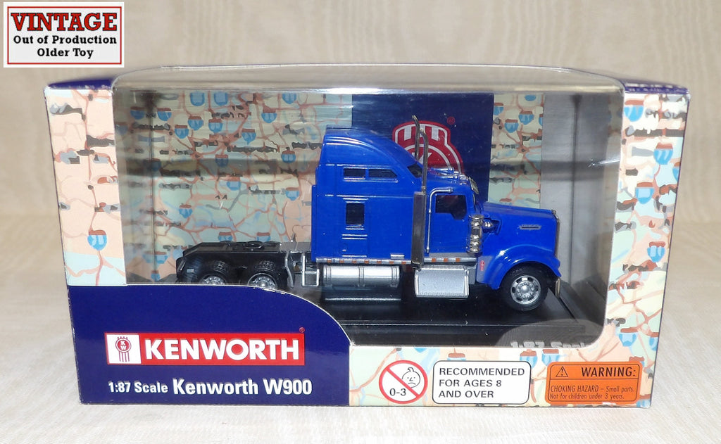 #62110N 1/87 Blue Kenworth W900 Cab with Display Case