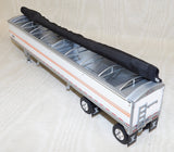#621732 1/64 White & Orange 50' Wilson Pacesetter Spread-Axle Grain Trailer - No Box