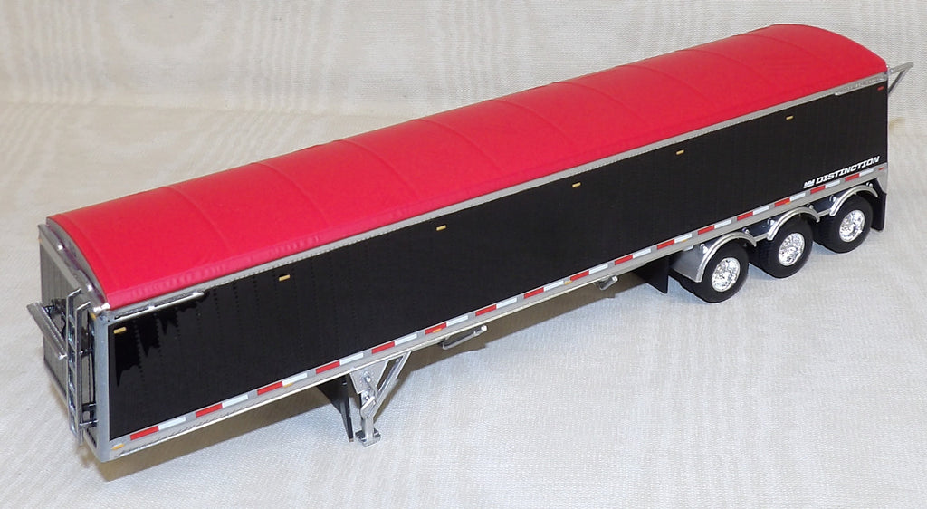 #621762 1/64 Black & Red Lode King Distinction Tri-Axle Hopper Trailer - No Box