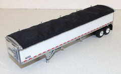 #622072 1/64 White 43' Wilson Pacesetter High Sided Tandem-Axle Grain Trailer - No Box