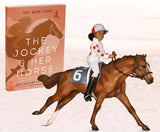 #6236 1/12 Cheryl White & Jetolara Horse & Book Set