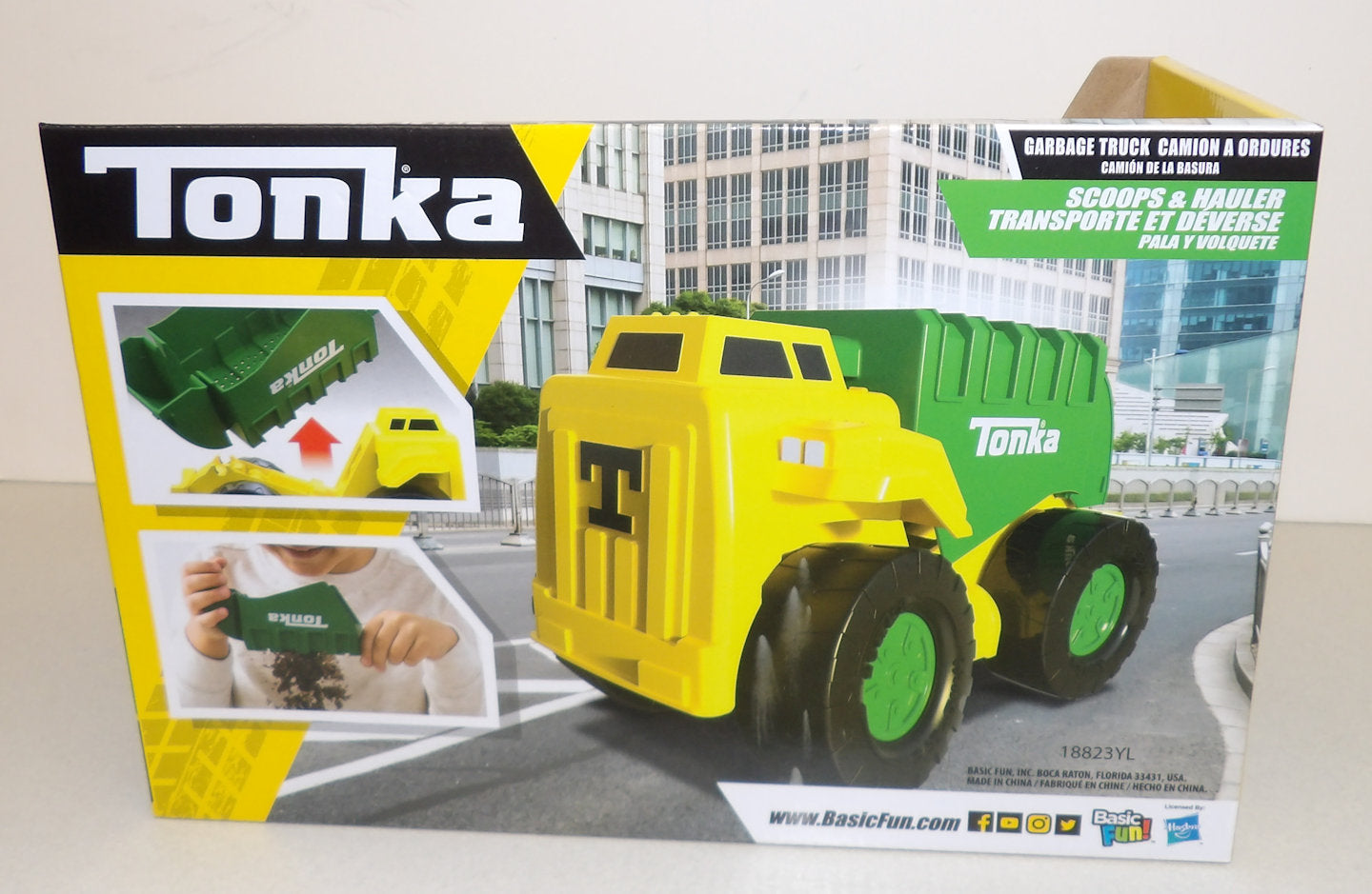 6257 Tonka Scoops Hauler Garbage Truck Action Toys