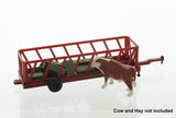 #64-308-R 1/64 Red 20-Foot Portable Cattle Feeder