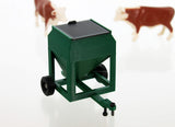 #64-346-GR 1/64 Green Portable Bulk Feed Trailer