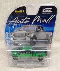 #68080-AC 1/64 2022 Ford F-450 Super Duty Dually Pickup - Green Chrome Chase Version