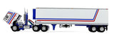 #69-1920 1/64 Bicentennial Patriot Peterbilt Model 352 COE 86" Sleeper & 40' Vintage Trailer with Reefer