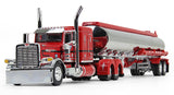 #69-2000 1/64 Wayne Transports Peterbilt Model 389X with 63" Flat Top Sleeper & Heil Fuel Tank Trailer