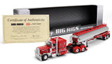 #69-2000 1/64 Wayne Transports Peterbilt Model 389X with 63" Flat Top Sleeper & Heil Fuel Tank Trailer