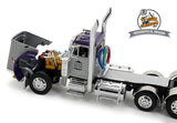 #69-2065 1/64 Larson Farms "The Purple Pete" Peterbilt 379 Tri-Axle Day Cab with DEMCO 42' Liquid Fertilizer Tender Trailer