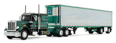 #69-2100 1/64 Hardwick Motor Freight Peterbilt Model 359 with 60" Vintage Sleeper & 53' Utility Trailer with Reefer