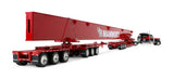 #69-2271 1/64 Mammoet Peterbilt Model 379 with 70" Mid-Roof Sleeper & Fontaine Magnitude Lowboy Trailer with Bunk & ERMC 6-Axle Hydra Steer with Bridge Beam Section Load