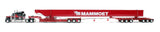 #69-2271 1/64 Mammoet Peterbilt Model 379 with 70" Mid-Roof Sleeper & Fontaine Magnitude Lowboy Trailer with Bunk & ERMC 6-Axle Hydra Steer with Bridge Beam Section Load