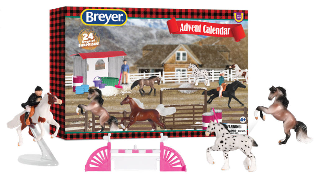 #700733 1/64 Horse Play Set, 2024 Holiday Advent Calendar