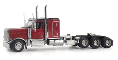 #71125 1/64 Legendary Red Peterbilt Model 589 131-inch BBC Triple Axle Cab with 58" Sleeper