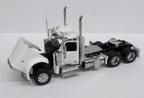 #71219 1/64 White Peterbilt Model 589 131-inch BBC Tandem Axle Day Cab