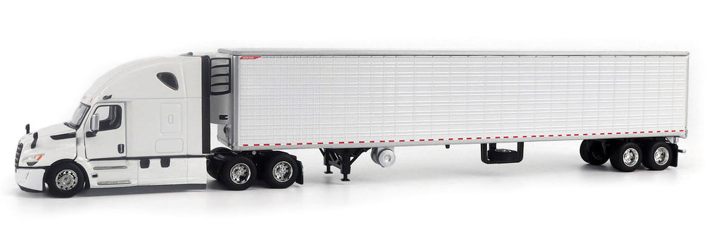 #71232 1/64 White 2025 Freightliner Cascadia Gen-5 with Sleeper & Great Dane Champion 53' Reefer Trailer