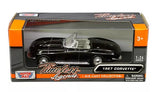 #73224AC-BK 1/24 Black 1967 Chevy Corvette Convertible