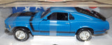 #7325 1/18 1970 Boss Mustang with Shaker Hood - Grabber Blue