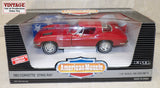 #7359 1/18 1963 Corvette Sting Ray - Riverside Red